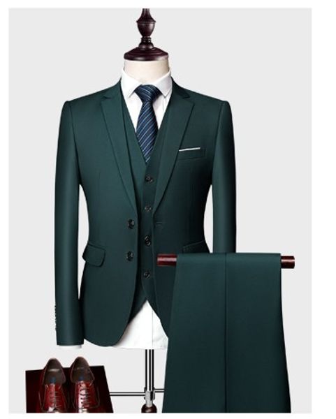 wonderful groom male wedding prom suit green slim fit tuxedo men formal business work wear suits 3pcs set (jacket+pants+vest, White;black
wonderful groom male wedding prom suit green slim fit tuxedo men formal business work wear suits 3pcs set (jacket+pants+vest, White;black