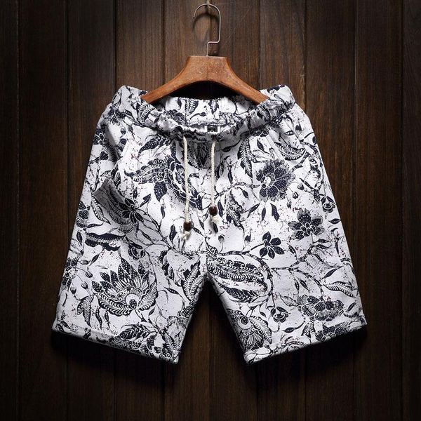 men's summer beach casual five knee length hawaiian flower straight shorts large size t200325, White;black
men's summer beach casual five knee length hawaiian flower straight shorts large size t200325, White;black