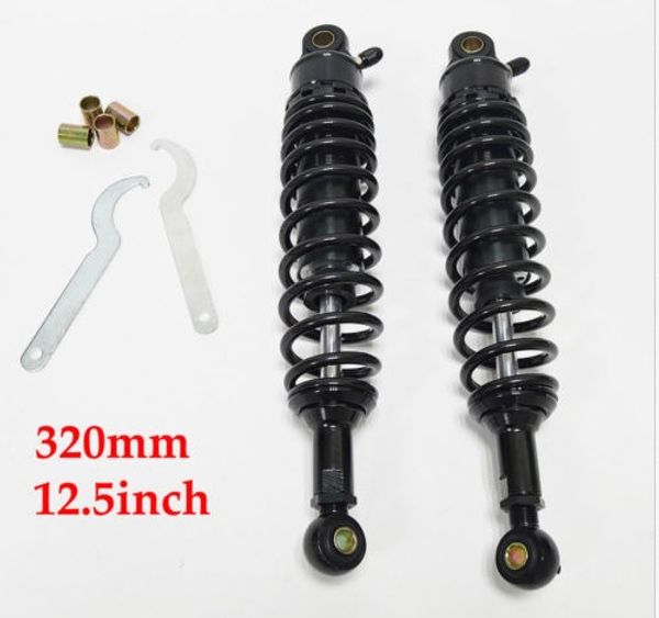 rfy 2 pcs 7mm spring universal 320mm 340mm nitrogen rear absorber motorcycle for cb400 yamaha black
rfy 2 pcs 7mm spring universal 320mm 340mm nitrogen rear absorber motorcycle for cb400 yamaha black