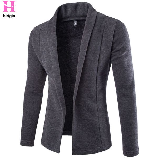 hirigin spring autumn men's casual stylish long sleeve slim fit v-neck cardigan business work open stitch coat jacket outwear, Black;brown
hirigin spring autumn men's casual stylish long sleeve slim fit v-neck cardigan business work open stitch coat jacket outwear, Black;brown
