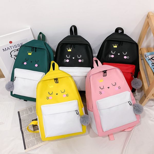 new canvas school backpack for girl sport backbags kids cute bagpack anti-theft school lapbook bags bolsos escolares 2020
new canvas school backpack for girl sport backbags kids cute bagpack anti-theft school lapbook bags bolsos escolares 2020