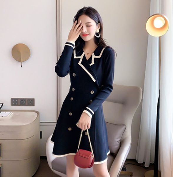 luxury vintage fashion dresses for women designer elegant spring autumn work party casual skirts, Black;gray
luxury vintage fashion dresses for women designer elegant spring autumn work party casual skirts, Black;gray