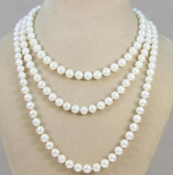 jewelry pearl necklace long 8-9mm white pink black natural freshwater pearl necklace 50" ing, Silver
jewelry pearl necklace long 8-9mm white pink black natural freshwater pearl necklace 50" ing, Silver