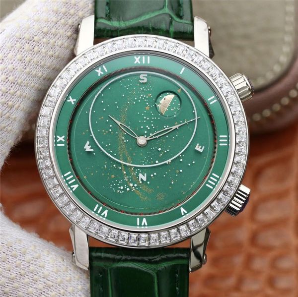 супер часы 5102 ограниченного тиража montre de luxe 43ммы кожаный ремешок 9015 жемчужные ее автоматическое механические часов движения дизай, Slivery;brown
супер часы 5102 ограниченного тиража montre de luxe 43ммы кожаный ремешок 9015 жемчужные ее автоматическое механические часов движения дизай, Slivery;brown