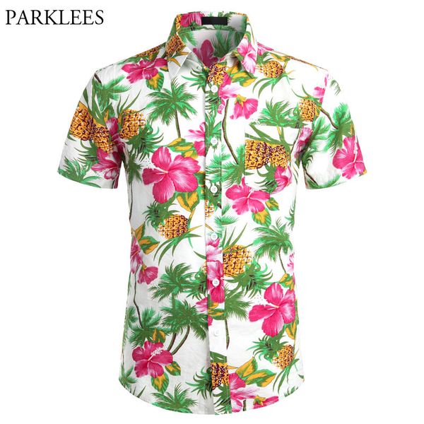 cotton hawaiian shirt men summer short sleeve floral mens beach aloha shirts casual holiday vacation hawaii camisas with pocket, White;black
cotton hawaiian shirt men summer short sleeve floral mens beach aloha shirts casual holiday vacation hawaii camisas with pocket, White;black