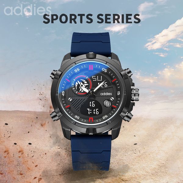 addies men sports digital watches stainless case fashion chronograph wristwatch waterproof luminous quartz dual display clock, Slivery;brown
addies men sports digital watches stainless case fashion chronograph wristwatch waterproof luminous quartz dual display clock, Slivery;brown