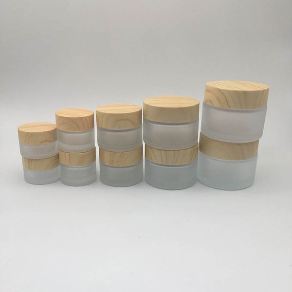 frosted glass cream jar with wood grain lid makeup skin care lotion pot hand face cream bottle 5g-10g-15g-30g-50g jars
frosted glass cream jar with wood grain lid makeup skin care lotion pot hand face cream bottle 5g-10g-15g-30g-50g jars