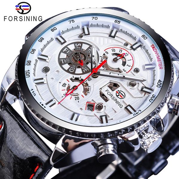 forsining brand men sport mechanical watches automatic white big 3 sub dial date military genuine polish leather wristwatch gift, Slivery;brown
forsining brand men sport mechanical watches automatic white big 3 sub dial date military genuine polish leather wristwatch gift, Slivery;brown