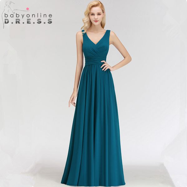 backless v neck ink blue vintage evening dresses charming sleeveless long chiffion a line formal dress robe soiree, White;black
backless v neck ink blue vintage evening dresses charming sleeveless long chiffion a line formal dress robe soiree, White;black
