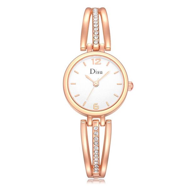 women bracelet watches luxury brief stainless steel rhinestone round quartz watches, Slivery;brown
women bracelet watches luxury brief stainless steel rhinestone round quartz watches, Slivery;brown