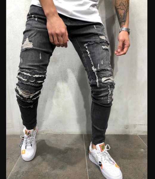 мужчины черный карандаш брюки slim fit карандаш дизайнер весна узкие джинсы байкер хип-хоп скейтборд джинсовые брюки, Blue
мужчины черный карандаш брюки slim fit карандаш дизайнер весна узкие джинсы байкер хип-хоп скейтборд джинсовые брюки, Blue