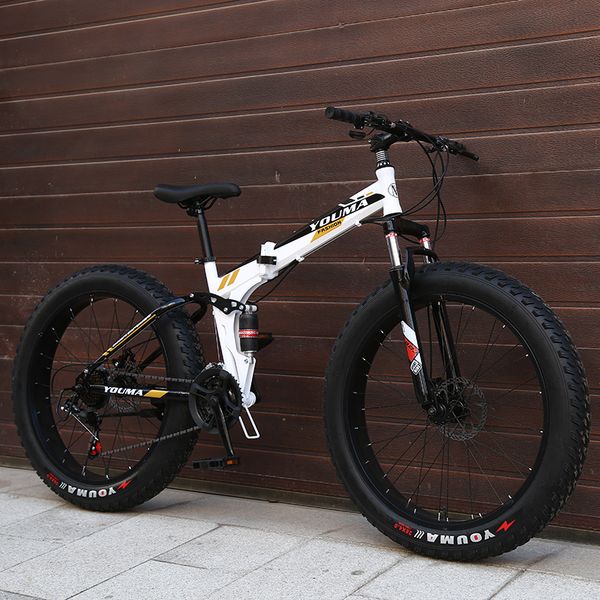 4.0 super wide tire folding bike snow mountain bicycle 20/24/26 inch speed student men and women
4.0 super wide tire folding bike snow mountain bicycle 20/24/26 inch speed student men and women