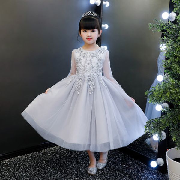 2020 new fashion long style long sleeve new transparent lace simple and beautiful peng peng skirt host girls piano performance dress, White;blue
2020 new fashion long style long sleeve new transparent lace simple and beautiful peng peng skirt host girls piano performance dress, White;blue