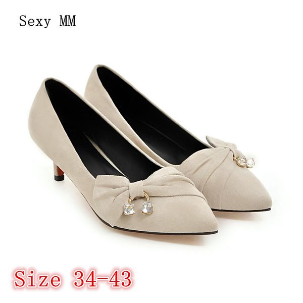 low high heels women pumps high heel shoes stiletto woman party wedding shoes kitten heels plus size 34 - 40 41 42 43, Black
low high heels women pumps high heel shoes stiletto woman party wedding shoes kitten heels plus size 34 - 40 41 42 43, Black