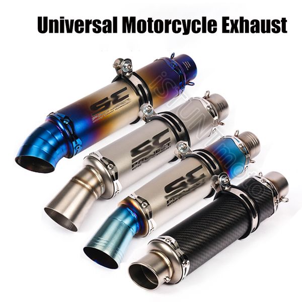 51mm inlet universal motocycle racing gp exhasut escape modified dirt bike retro muffler pipe fit for most motocross scooter atv
51mm inlet universal motocycle racing gp exhasut escape modified dirt bike retro muffler pipe fit for most motocross scooter atv