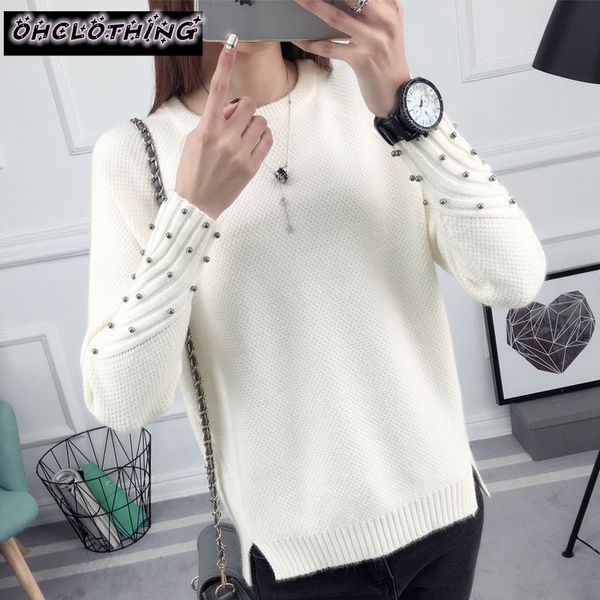 ohclothing 2019 new winter jacket sweater shirt korean female spring coat long sleeved pullover sweater, White;black
ohclothing 2019 new winter jacket sweater shirt korean female spring coat long sleeved pullover sweater, White;black