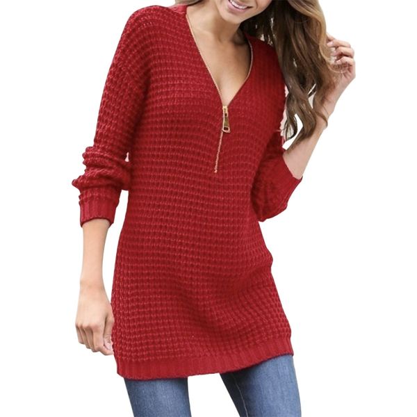 sweater women 2019 sweat women in women's pullover autumn oversized sweater zipper v-neck long sleeve korean style pull, White;black
sweater women 2019 sweat women in women's pullover autumn oversized sweater zipper v-neck long sleeve korean style pull, White;black