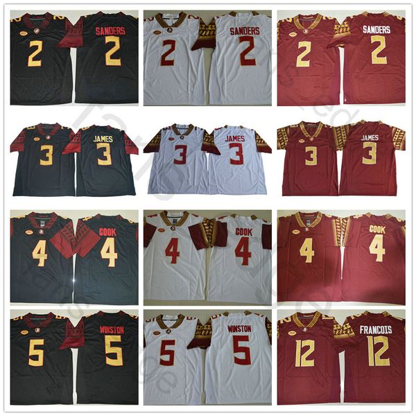 ncaa florida state seminole college 3 derwin james 12 deondre francois 4 dalvin cook 5 jameis winston 2 deion sanders football jersey, Black
ncaa florida state seminole college 3 derwin james 12 deondre francois 4 dalvin cook 5 jameis winston 2 deion sanders football jersey, Black
