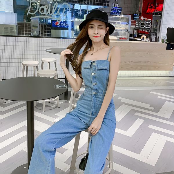 denim jumpsuits rompers overalls women wide leg jeans blue back bandage lace up spaghetti strap sleeveless bodysuit 2020, Black;white
denim jumpsuits rompers overalls women wide leg jeans blue back bandage lace up spaghetti strap sleeveless bodysuit 2020, Black;white
