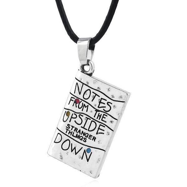 stranger things necklace metal stranger things notes necklaces pendants fashion jewelry drop shipping, Silver
stranger things necklace metal stranger things notes necklaces pendants fashion jewelry drop shipping, Silver