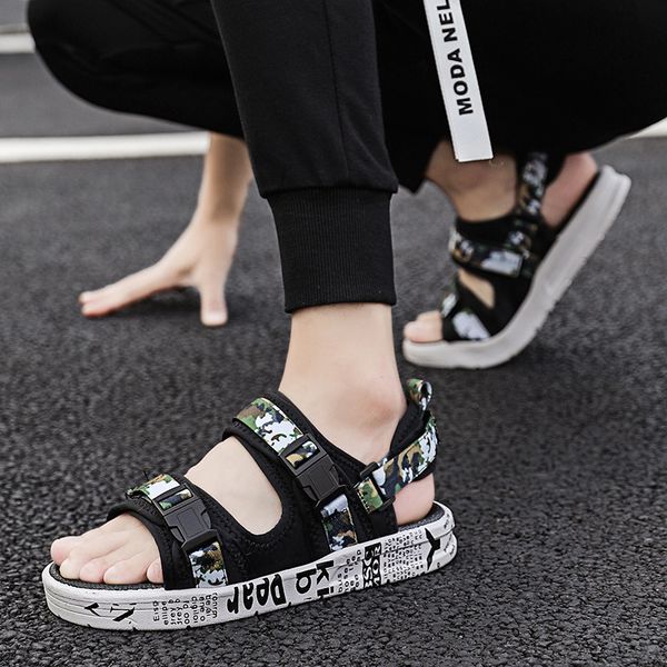 new lightweight soft slippers man beach sandals summer men's camouflage design roman outdoor slippers elastic casual shoes 236, Black
new lightweight soft slippers man beach sandals summer men's camouflage design roman outdoor slippers elastic casual shoes 236, Black