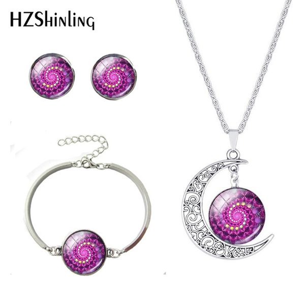 trendy moon necklace jewelry sets beauty colorful rotating pattern silver bracelet earing glass dome moon pendants set gifts, Slivery;golden
trendy moon necklace jewelry sets beauty colorful rotating pattern silver bracelet earing glass dome moon pendants set gifts, Slivery;golden