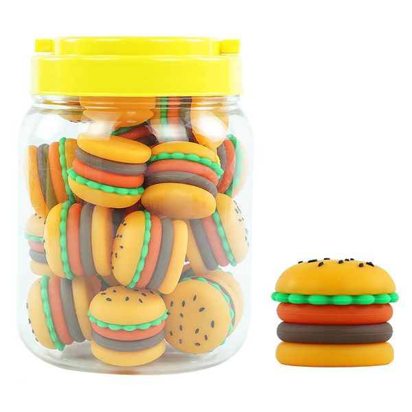 25pcs/lot nonstick jars wax containers hamburger box 5ml silicone container food grade jar oil holder for vaporizer vape dab tool
25pcs/lot nonstick jars wax containers hamburger box 5ml silicone container food grade jar oil holder for vaporizer vape dab tool