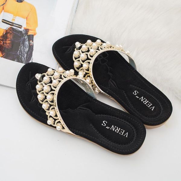 new summer women ladies bohemia bling crystal flat flip-flop beach casual shoes women shoes 2020, Black
new summer women ladies bohemia bling crystal flat flip-flop beach casual shoes women shoes 2020, Black