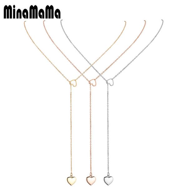 new unique double heart pendants necklace for women stainless steel thin chain y shape heart pendant necklace, Silver
new unique double heart pendants necklace for women stainless steel thin chain y shape heart pendant necklace, Silver