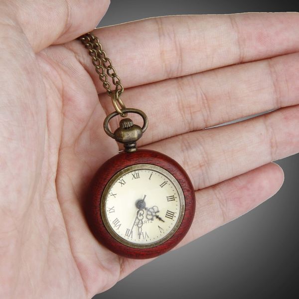 quartz pocket watch vintage red wooden case mechanical pocket watch chain automatic self-wind watches, Slivery;golden
quartz pocket watch vintage red wooden case mechanical pocket watch chain automatic self-wind watches, Slivery;golden