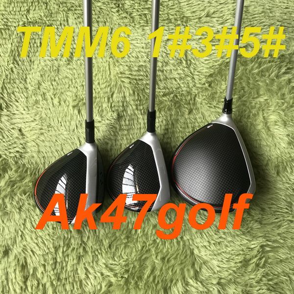 

new golf driver tmm6 driver 3#5# fairway woods with fubuki graphite shaft headcover wrench golf clubs