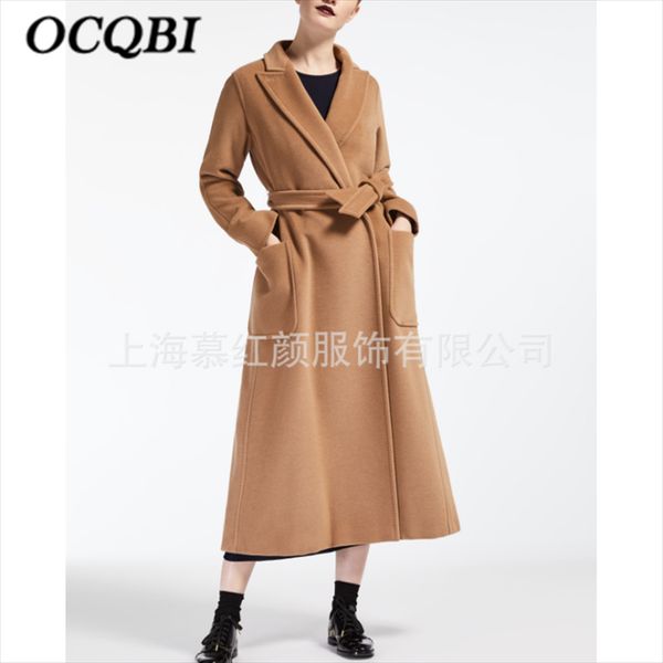 2019 camel fashion casual cashmere coat elegant designer winter clothes women long coats, Black
2019 camel fashion casual cashmere coat elegant designer winter clothes women long coats, Black