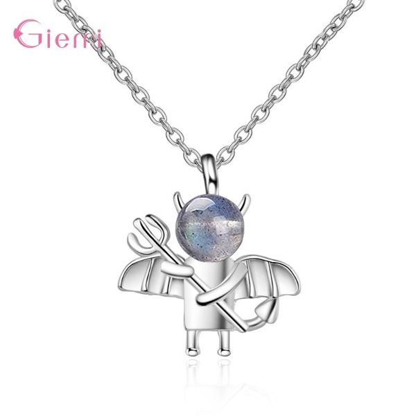 new temperament moonstone devil 925 sterling silver jewelry cute fairy crystal clavicle chain necklaces women girl
new temperament moonstone devil 925 sterling silver jewelry cute fairy crystal clavicle chain necklaces women girl