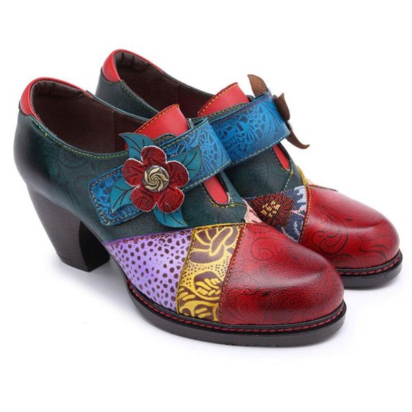 yourseason women casual hook & loop pumps high heels 2020 new spring autumn genuine leather round toe ladies flower retro shoes, Black
yourseason women casual hook & loop pumps high heels 2020 new spring autumn genuine leather round toe ladies flower retro shoes, Black