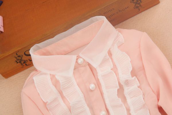 2018 baby 2-15y school girls blouse shirts kids long sleeve shirt child chiffon turn-down collar ruffles clothes aa2920, White;black
2018 baby 2-15y school girls blouse shirts kids long sleeve shirt child chiffon turn-down collar ruffles clothes aa2920, White;black