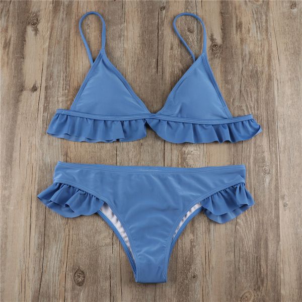 2019 pop lace bikinis bikinis female blast multi-color pure color 
2019 pop lace bikinis bikinis female blast multi-color pure color