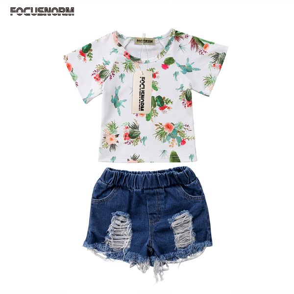 2018 новый летняя мода сладкий 2pcs малышей девочки с коротким рукавом cactus печать футболки топы denim hole шорты outfit 1-6y, White
2018 новый летняя мода сладкий 2pcs малышей девочки с коротким рукавом cactus печать футболки топы denim hole шорты outfit 1-6y, White