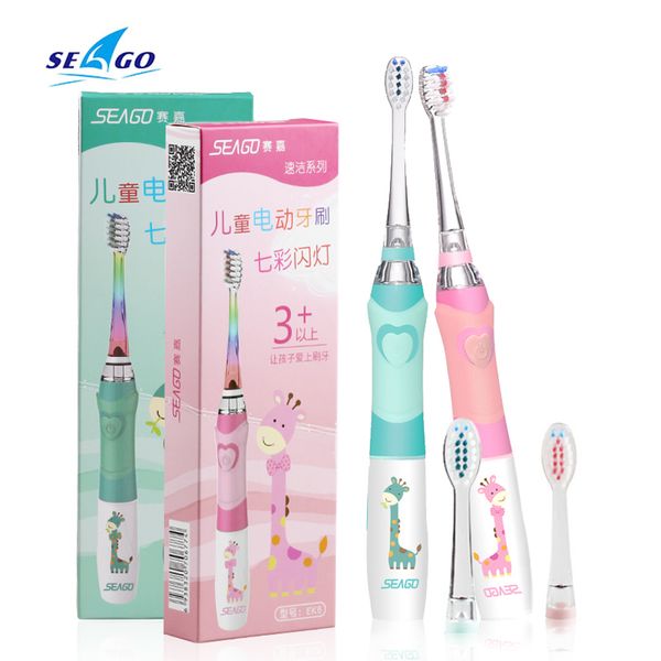seago kids sonic electric toothbrush soft bristle brush head waterproof replacement gift for kids 
seago kids sonic electric toothbrush soft bristle brush head waterproof replacement gift for kids