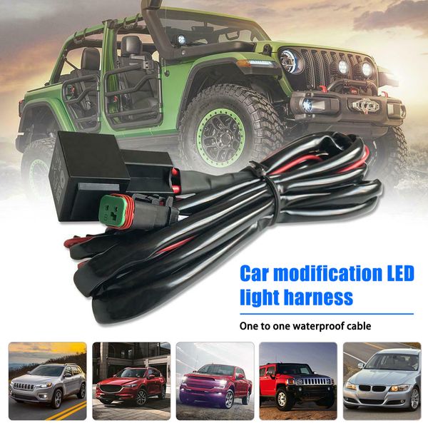 oloey 6.6ft offroad led work light led light bar wire wiring harness switch relay kit for connect 2 work driving bar
oloey 6.6ft offroad led work light led light bar wire wiring harness switch relay kit for connect 2 work driving bar