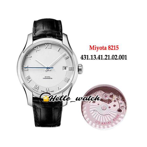 new hour vision 41mm 431.13.41.21.02.001 miyota 8215 automatic mens watch steel case white dial black leather strap watches hello_watch e385, Slivery;brown
new hour vision 41mm 431.13.41.21.02.001 miyota 8215 automatic mens watch steel case white dial black leather strap watches hello_watch e385, Slivery;brown