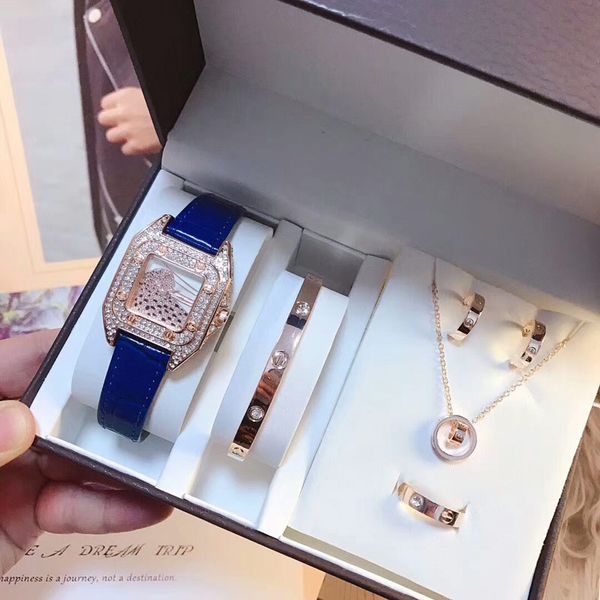 dress ladies valentine gift 5 sets including watches, bracelets, earrings, rings, necklaces diamond watch for women gift, Slivery;brown
dress ladies valentine gift 5 sets including watches, bracelets, earrings, rings, necklaces diamond watch for women gift, Slivery;brown