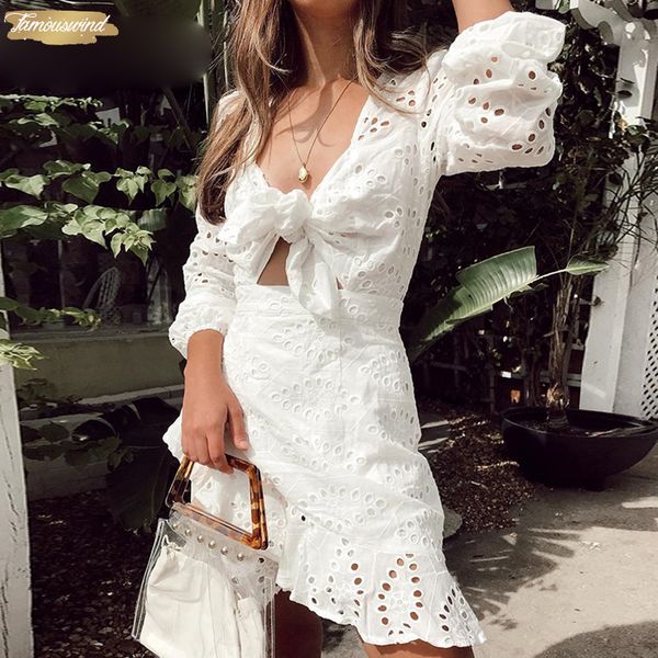 white embroidery short holiday dress women v neck hollow out cotton dress 2019 new casual lace up, Black;gray
white embroidery short holiday dress women v neck hollow out cotton dress 2019 new casual lace up, Black;gray