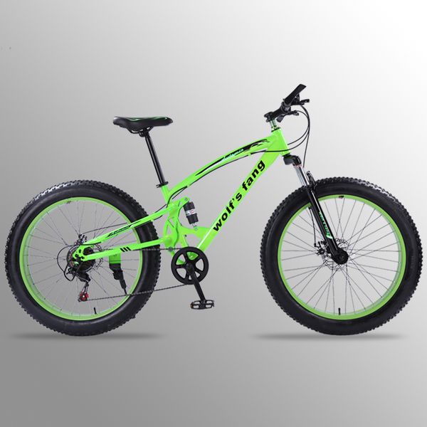 wolf's fang bicycle mountain bike 7/21 speed 26*4.0 fat bikes road bike bmx double disc brakes bicycles snow ing
wolf's fang bicycle mountain bike 7/21 speed 26*4.0 fat bikes road bike bmx double disc brakes bicycles snow ing