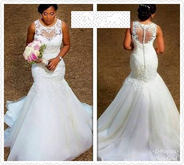 mermaid plus size country african vintage empire waist wedding dresses with beads 2019 new wedding bridal gowns vestido de novia, White 
mermaid plus size country african vintage empire waist wedding dresses with beads 2019 new wedding bridal gowns vestido de novia, White