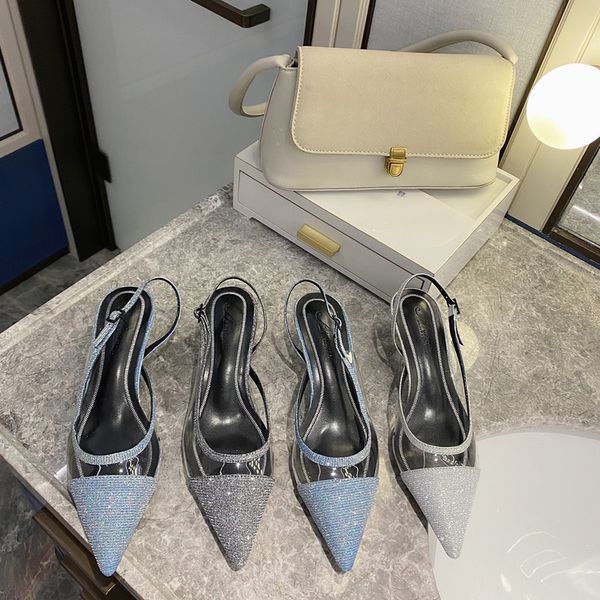 2020 bling sandals for women pointed toe back strap sandals shoes thin low heels transparent summer elegant dress shoes soft, Black
2020 bling sandals for women pointed toe back strap sandals shoes thin low heels transparent summer elegant dress shoes soft, Black