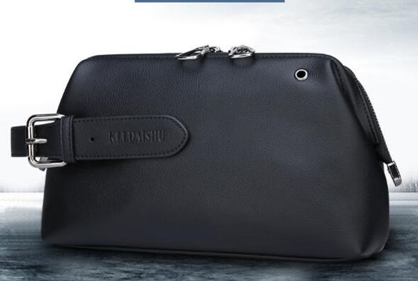new men's bag leather soft face men's casual clutch bag large capacity mobile phone wallet, Red;black
new men's bag leather soft face men's casual clutch bag large capacity mobile phone wallet, Red;black