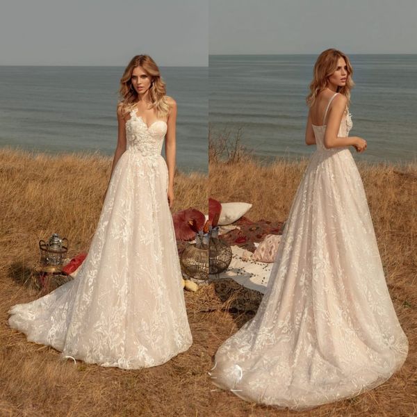2020 bohemian wedding dresses one shoulder a line lace appliques boho bridal gowns sweep train beach wedding dress plus size, White
2020 bohemian wedding dresses one shoulder a line lace appliques boho bridal gowns sweep train beach wedding dress plus size, White