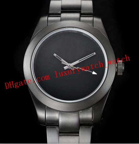 super quality luxury wristwatch mens black stainless steel bracelet 40mm pvd blank dial automatic mechanical watch men watches, Slivery;brown
super quality luxury wristwatch mens black stainless steel bracelet 40mm pvd blank dial automatic mechanical watch men watches, Slivery;brown