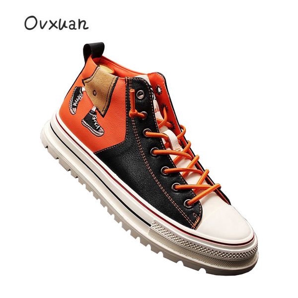 ovxuan orange high sneakers patchwork embroidery height increase autumn men shoes casual hip hop ankle boots sport men flats, Black
ovxuan orange high sneakers patchwork embroidery height increase autumn men shoes casual hip hop ankle boots sport men flats, Black