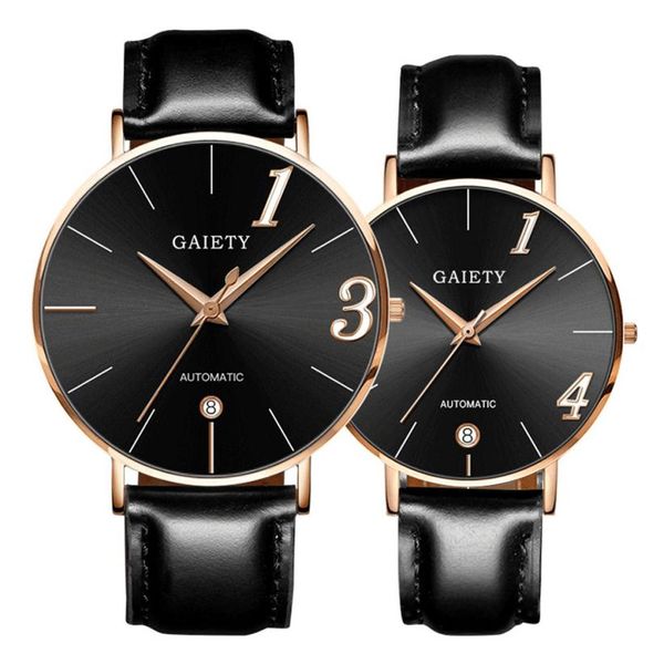

2018 men watch fashion leather printing analog quartz vogue neutral table wristwatch watches male clock couple watch, Slivery;brown